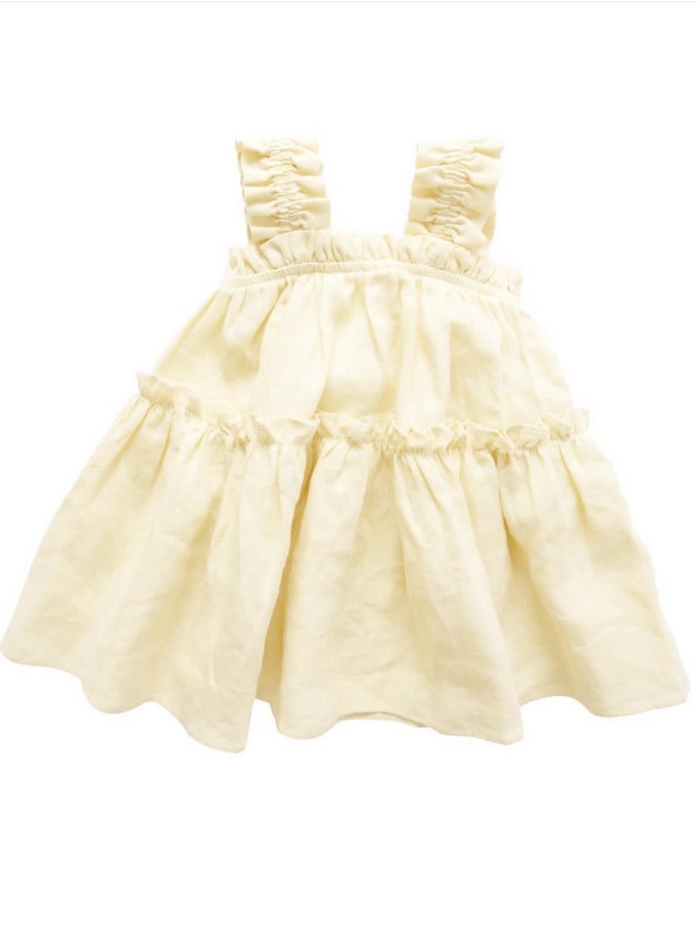 100% Linen Scrunch Dress